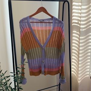 Multi-color cardigan